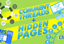 Comment Threads And Hidden Pages New Features For Cms On Sails