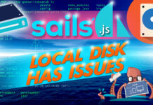 Sails’ Local Disk Has Issues