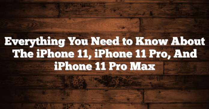 Everything You Need to Know About The iPhone 11, iPhone 11 Pro, And iPhone 11 Pro Max Everything You Need to Know About The iPhone 11, iPhone 11 Pro, And iPhone 11 Pro Max