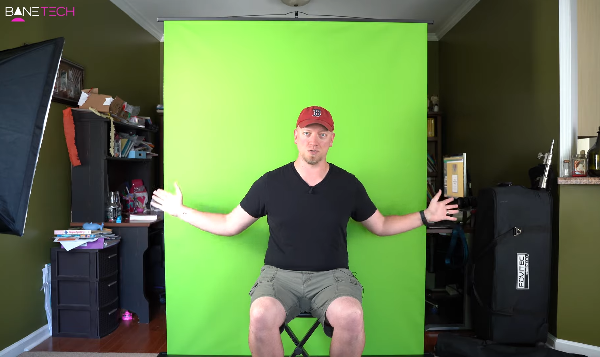 Creator 95 professional collapsible green screen + valera background gallery bundle