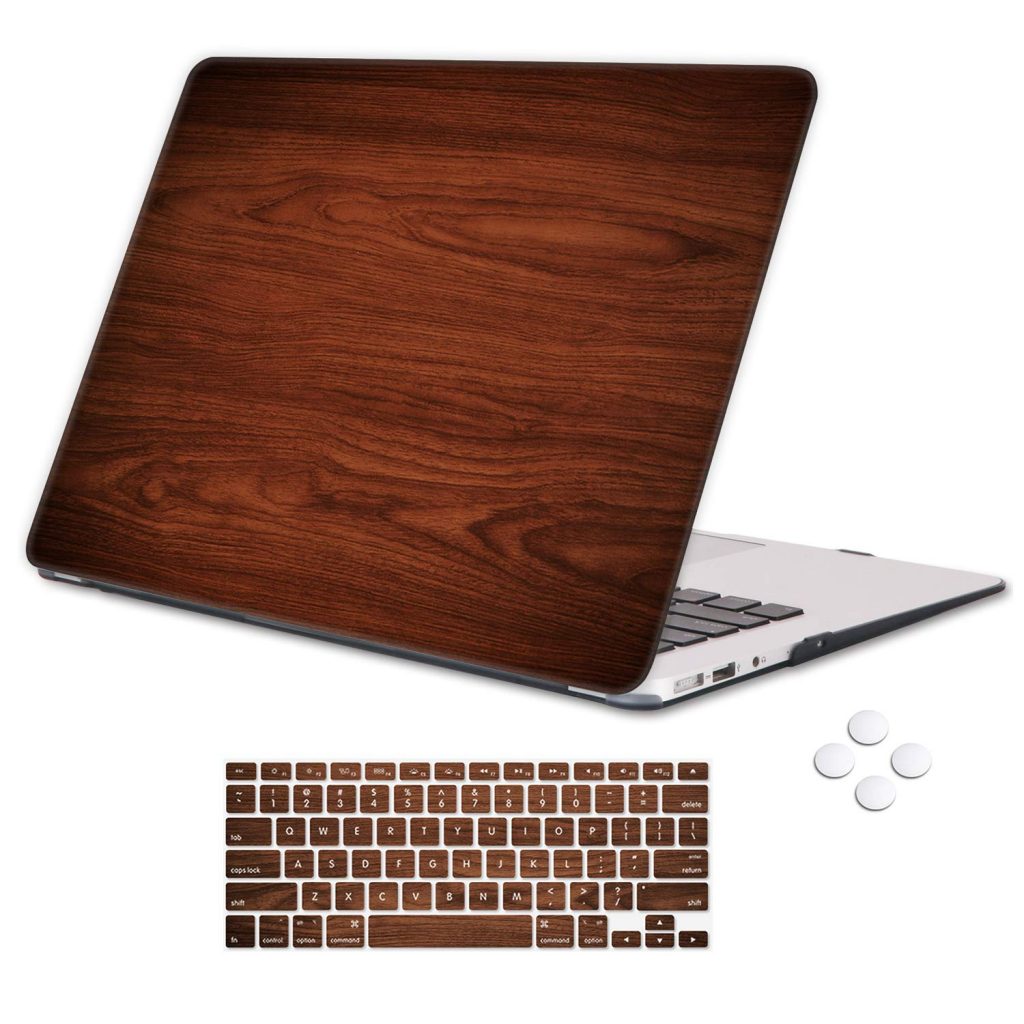 Holilife Macbook Air 13 Brown Wood Grain