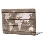 Txesign Premium Macbook Air Natural Wood Map Case