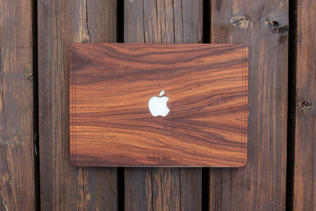 Touch Of Wood Macbook Cover