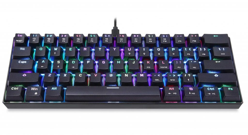 Motospeed 60% Mechanical Keyboard Portable 61 Keys