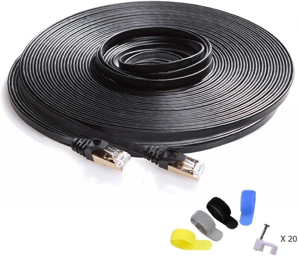 Cablegeeker Cat7 Shielded Ethernet Cable 100ft