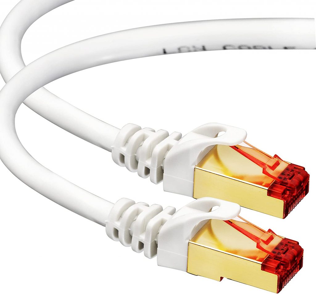 Cat7 Ethernet Cable 15 Ft Rj45 Connector