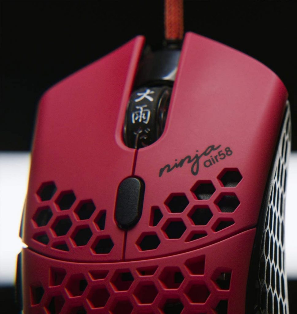 Final Mouse Air58 Ninja Cherry Blossom Red