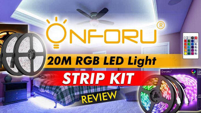 Onforu 20m Rgb Light Strip Kit Onforu 20m Rgb Light Strip Kit