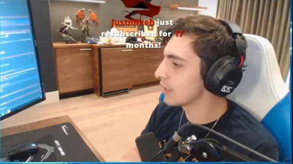 Shroud's Previous Gaming Chair Maxnomic Cloud9 Cas