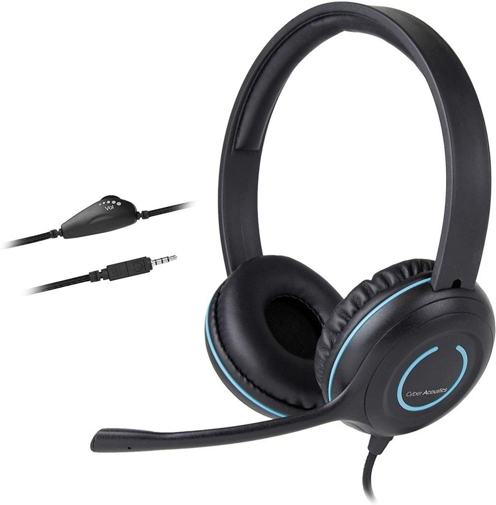 Cyber Acoustics Headphones With Mic