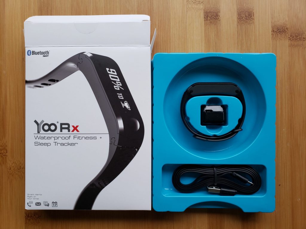 Yoo Rx fitness tracker box