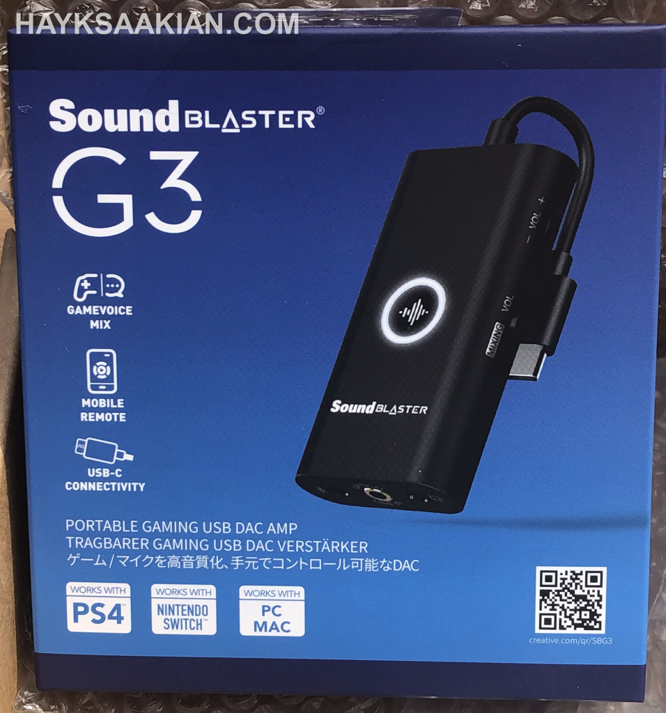 Creative Sound Blaster G3 Review Updated June 21 Hayk Saakian