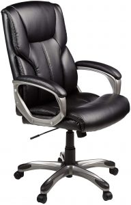 Amazonbasic High Back Leather Executive Office Desk Chair