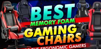 Best Memory Foam Gaming Chairs For The Ergonomic Gamer