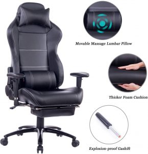 Blue Whale Massage Gaming Chair