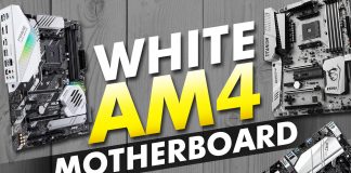 White Am4 Motherboards