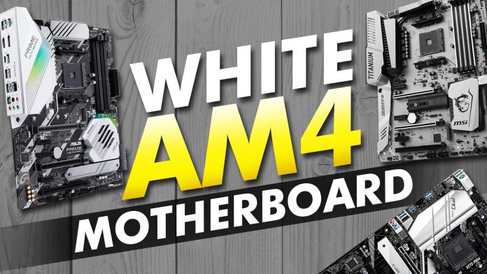 White Am4 Motherboards