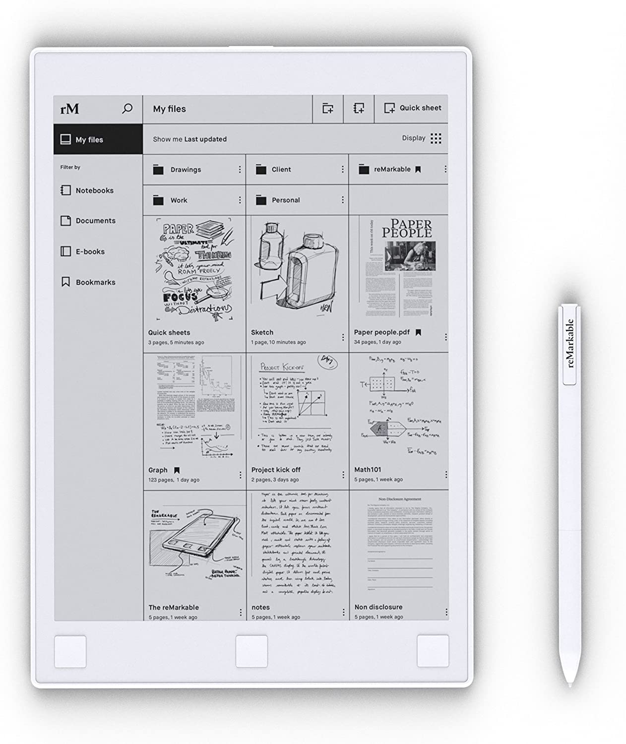 Remarkable The Paper Tablet