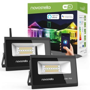 Novostella 2 Pack Wifi Smart Led Flood Lights