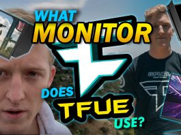 What Monitor Does Tfue Use