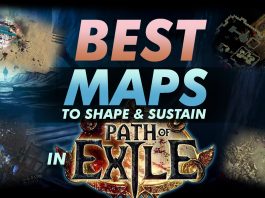 Best Maps To Shape And Sustain In Poe