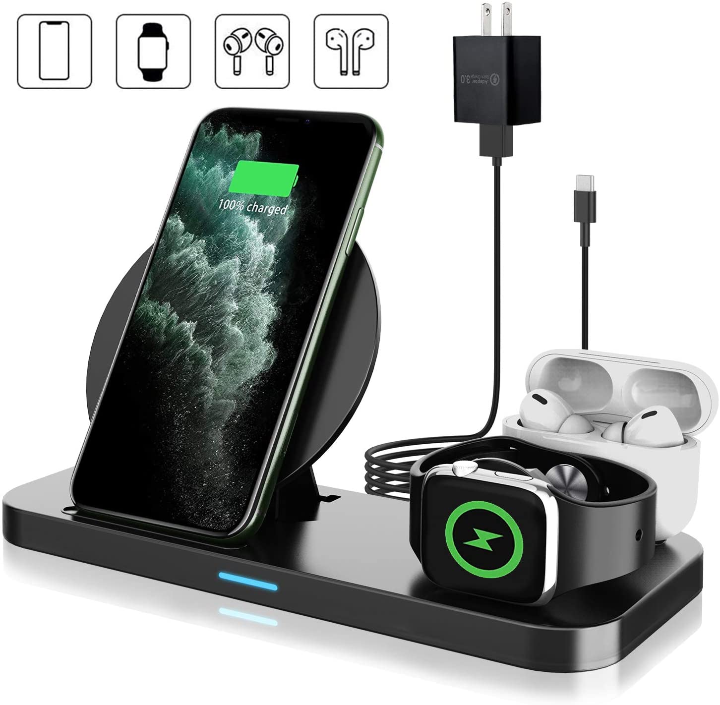 Coobetter 2. 3 In 1 Wireless Charging Station