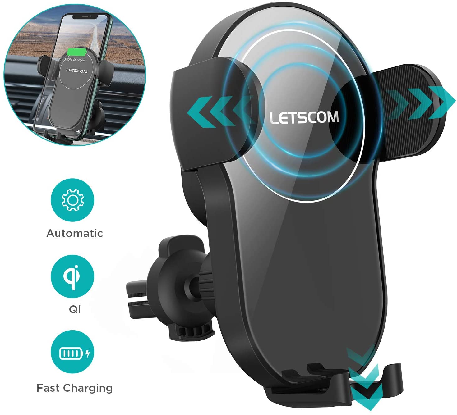 Letscom Wireless Car Charger