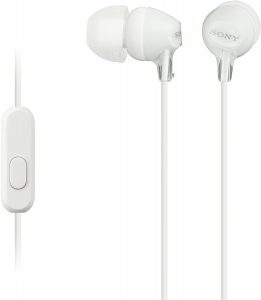 Sony Mdrex15ap In Ear Earbud Headphones With Mic