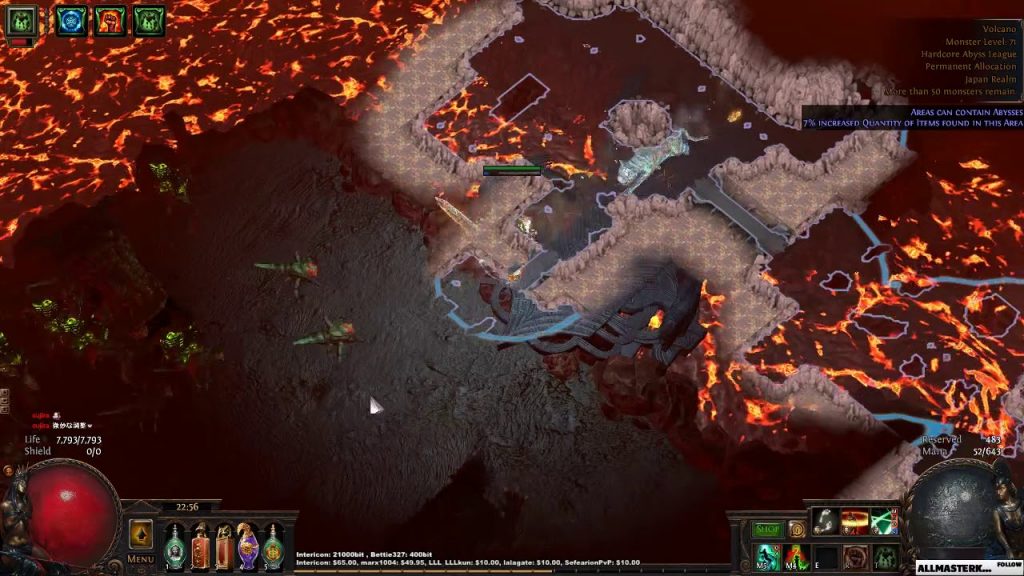 Volcano Map Path Of Exile Map