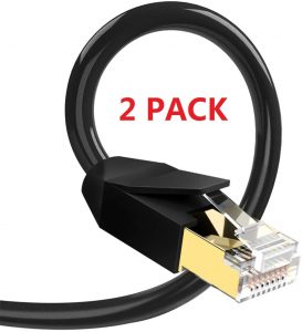 Glanics Cat 8 Gold Plated Ethernet Cable