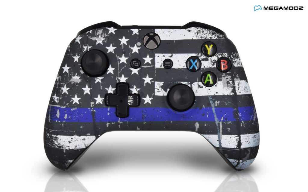 Xbox One S Independence Flag Custom Modded Controller