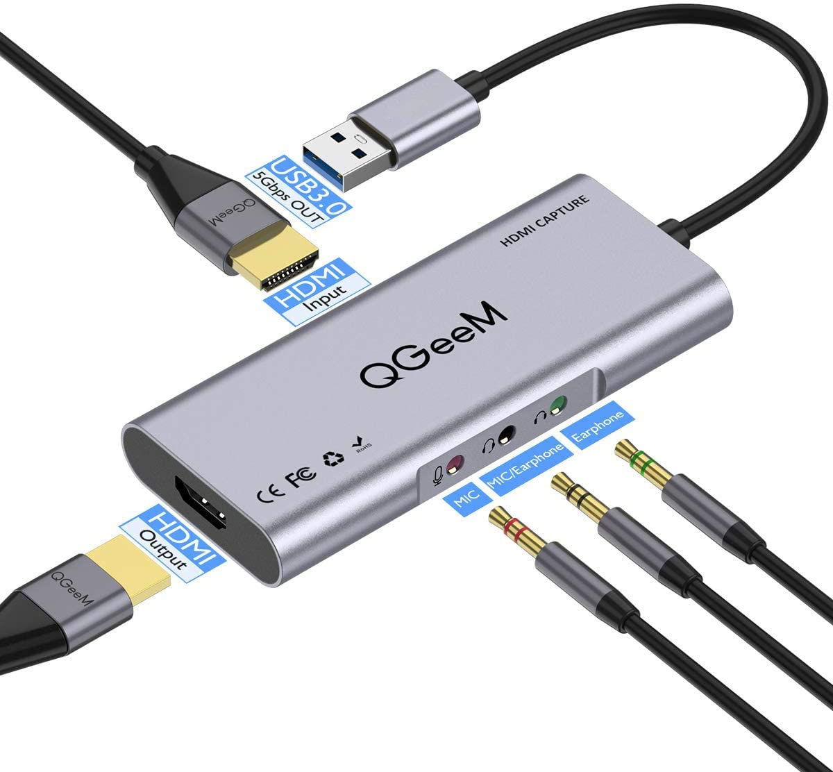 Qgeem Hdmi Capture Card