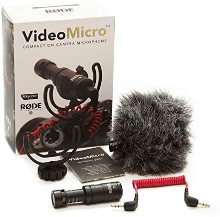 Rode Compact On Camera Microphone With Rycote Lyre Shock Mount