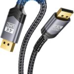 Jsaux Gold Plated Braided Ultra High Speed Displayport Cord