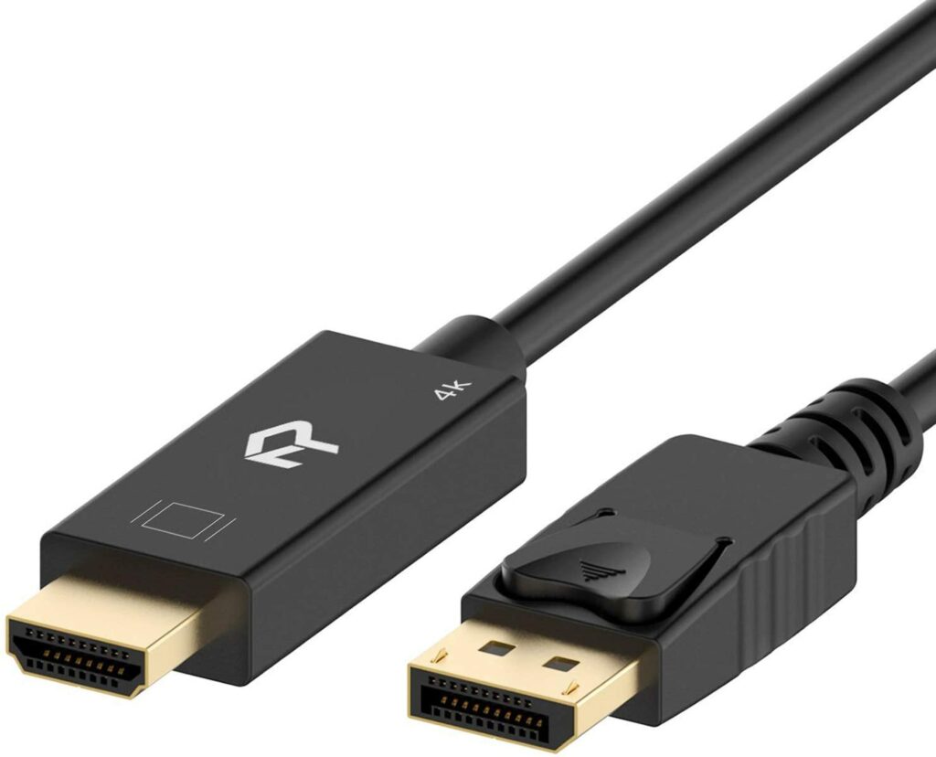 Rankie Displayport (dp) To Hdmi Cable, 4k Resolution Ready