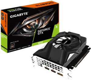 Gigabyte Geforce Gtx 1650 Mini Itx Oc 4g Graphics Card
