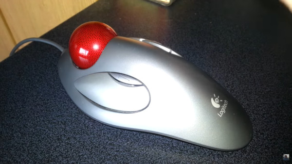 logitech optical marble trackball mouse