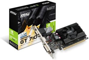 Msi Geforce Gt 710 2gb Gdrr3 Single Fan Low Profile Graphics Card