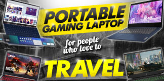 portable gaming laptops for people who love to travel