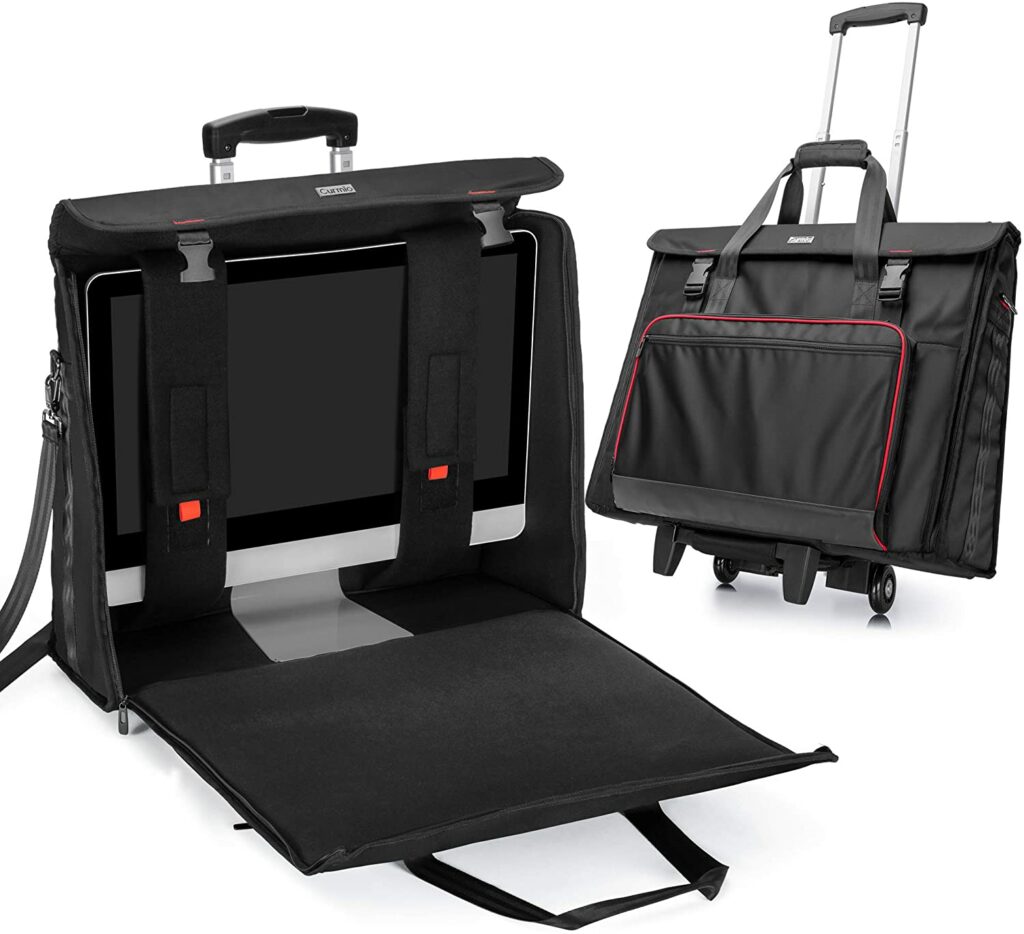 curmio rolling carrying bag with wheels