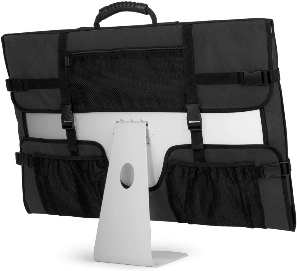 curmio travel carrying bag for apple 27 inch imac desktop computer