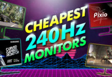 cheapest 240hz monitors