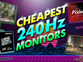 cheapest 240hz monitors