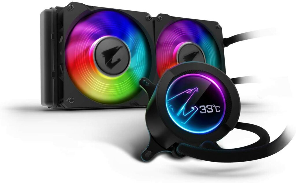 gigabyte aorus rgb aio liquid cooler 240