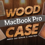 wood macbook pro case mixing old school and high tech