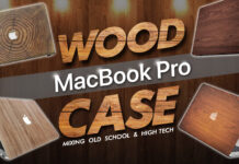 wood macbook pro case mixing old school and high tech