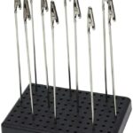 alligator clip sticks with base holder for airbrushing, painting, and assembly