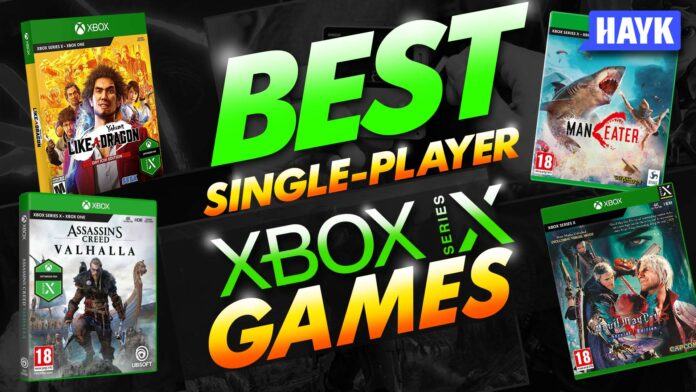 best single player xbox series x games