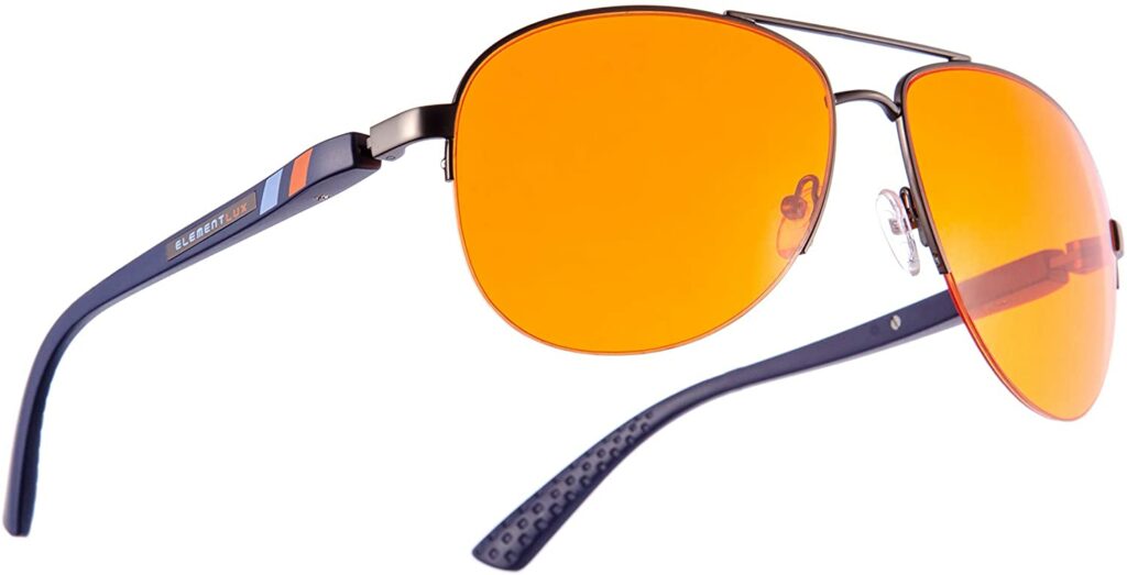 element lux amber tinted gaming glasses