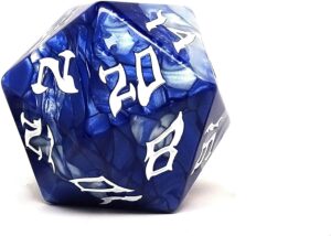 the d20 dice